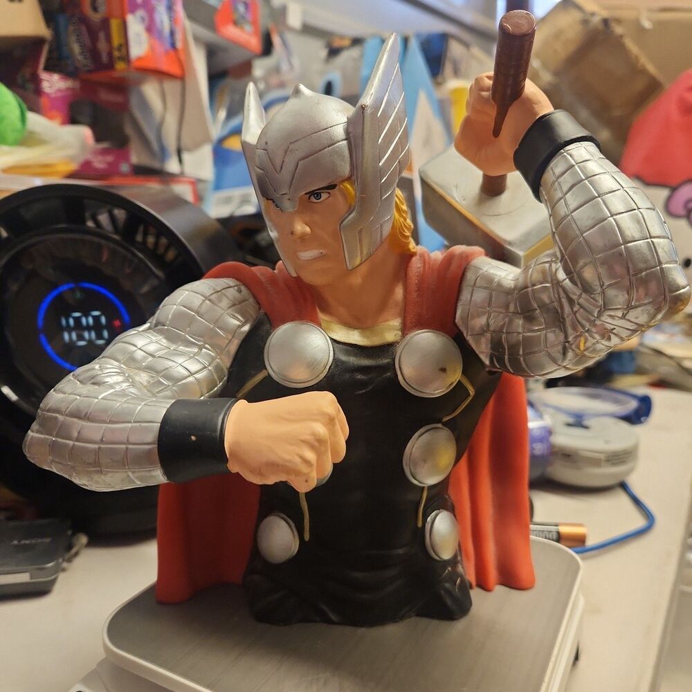 Monogram Marvel The Avengers Thor Vinyl Bust Coin Bank #68172
